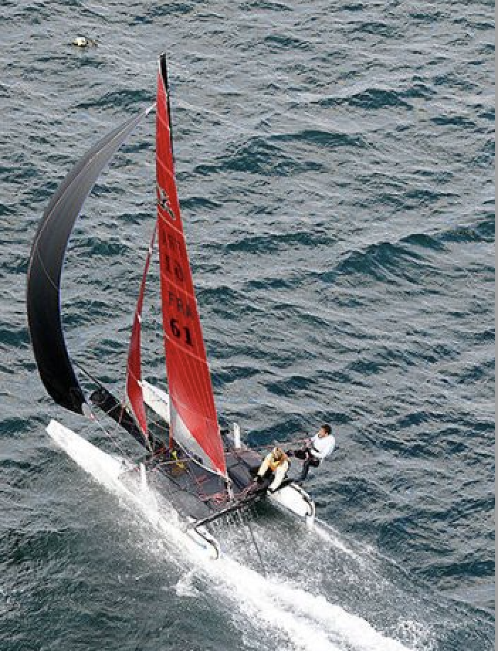 Katamaran Hobie Hobie Wild Cat F18 Östereich Binnen Bild 1